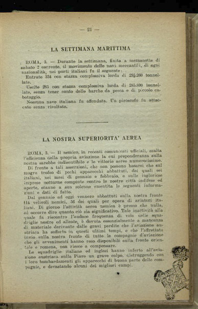 Il diario della nostra guerra : bollettini ufficiali dell'esercito e della marina